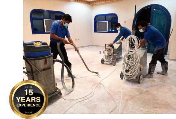 منذ أكثر من١٥+ سنة، تقدم Alshrakane United خدمات تنظيف احترافية في جميع مناطق الكويت. خبرتنا الطويلة تغطي تنظيف منازل، شقق، مكاتب، السجاد، كنب، وتعقيم شامل للمكان. نحن ملتزمون بتقديم جودة عالية، أسعار مناسبة، وأفضل فريق مدرّب يستخدم أحدث المعدات والمنتجات الآمنة على العائلة والبيئة. اخترنا لتجربة نظافة مضمونة وراحة بالك على المدى الطويل.
